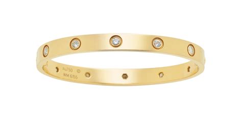 bracelet love diamant cartier|cartier love bracelet price guide.